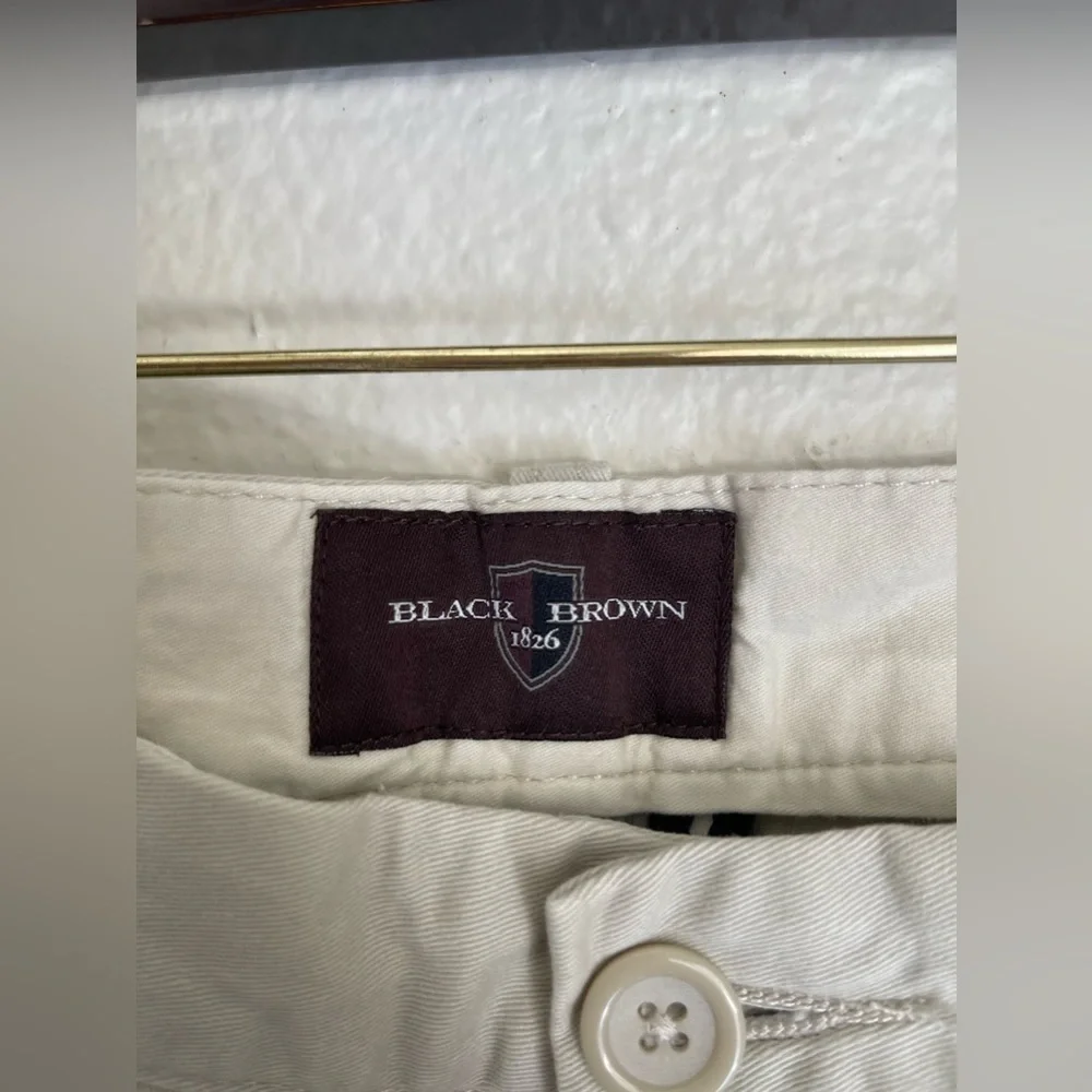 Black Brown 1826 Chino Shorts Mens